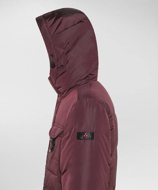 Peuterey Field Jacket In Taffeta’ Con Cappuccio In Pelliccia Affare Del Giorno