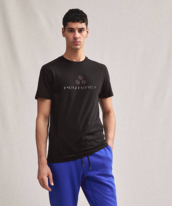 Peuterey T-shirt logata di cotone Presa