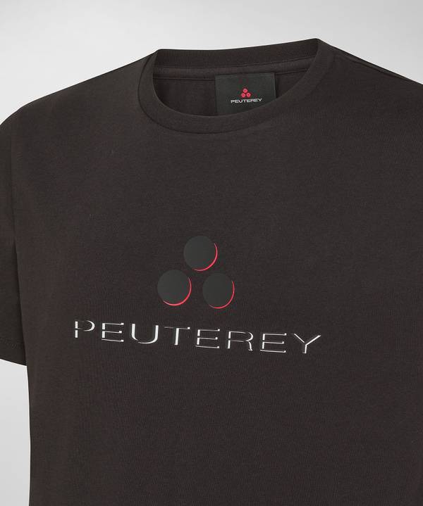 Peuterey T-shirt logata di cotone Presa