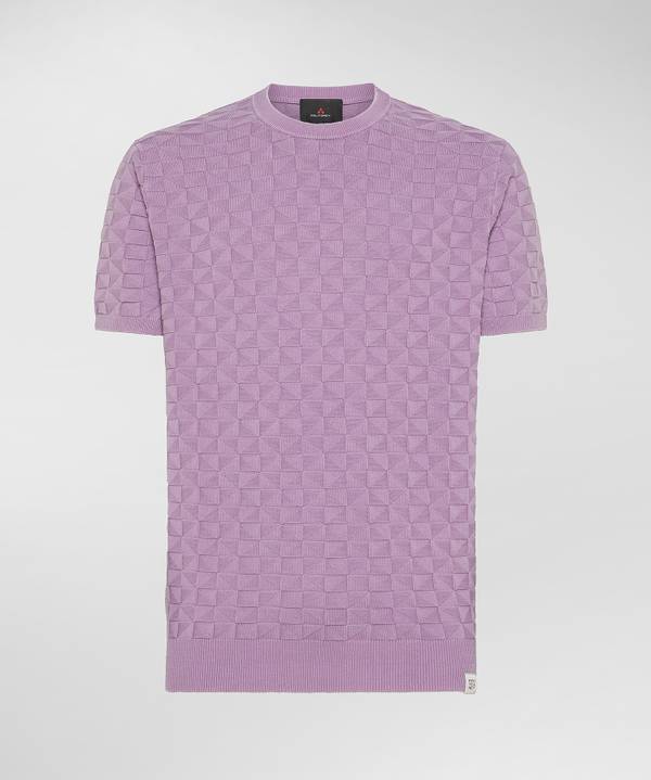 Peuterey T-shirt in tricot cotone 3D Offerta