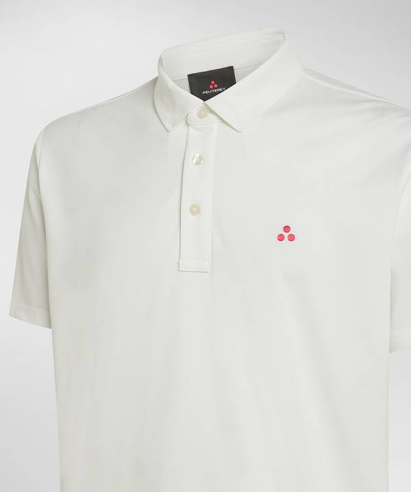 Peuterey Polo in piquet stretch In Vendita
