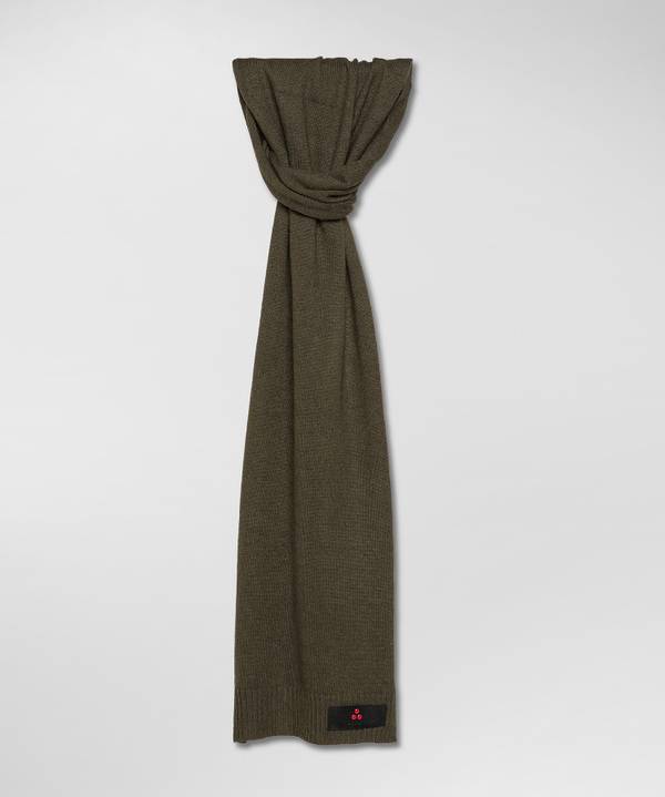 Peuterey Sciarpa In Tricot Misto Lana Con Fascetta Portalogo Offerte