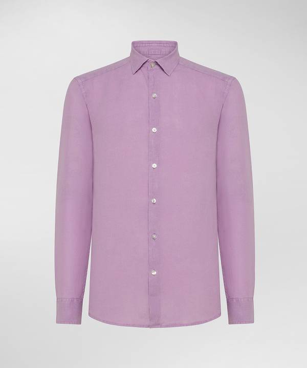 Peuterey Camicia in lino Offerta esclusiva