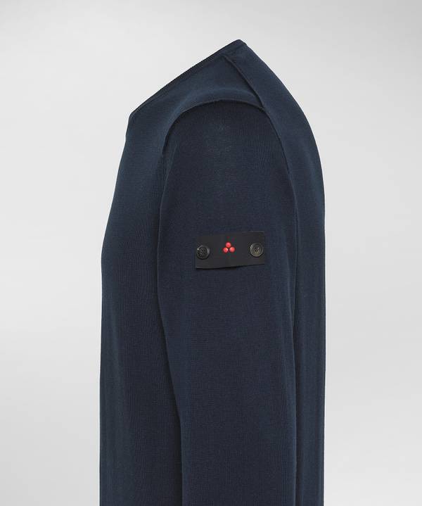 Peuterey Maglia tricot con logo ricamato Offerta speciale della fabbrica
