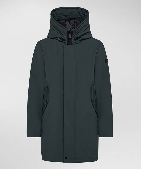 Peuterey Parka In Tessuto A Tre Starti Black Friday Prezzi