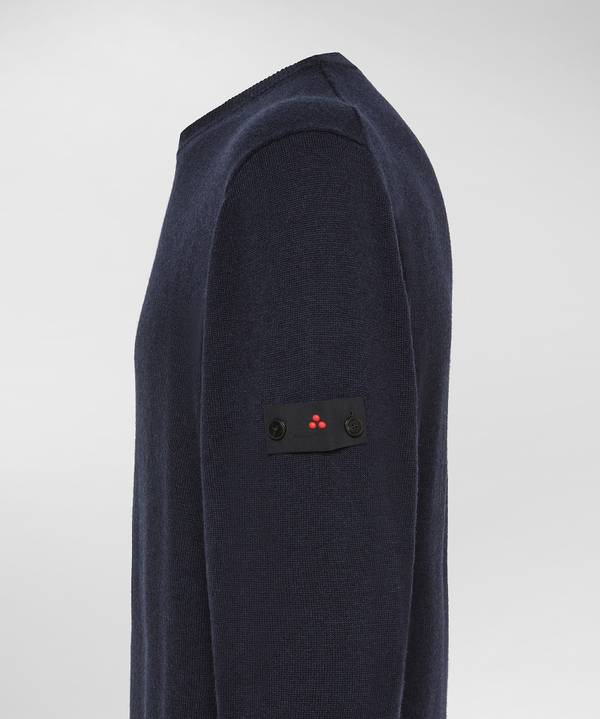 Peuterey Pullover In Tricot Misto Lana Italy