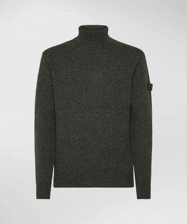 Peuterey Maglia A Collo Alto In Misto Lana Yak Fino Al -60%