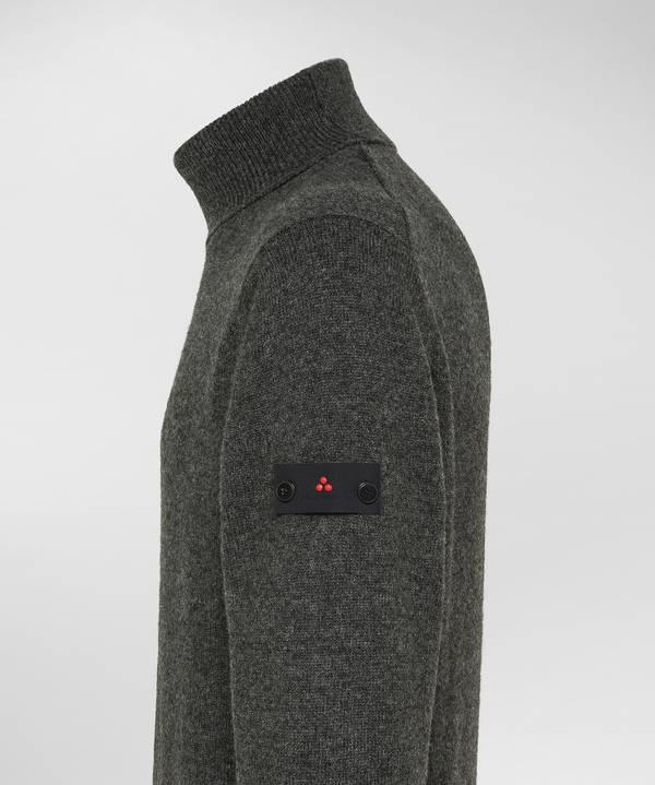 Peuterey Maglia A Collo Alto In Misto Lana Yak Fino Al -60%