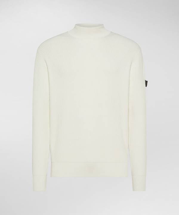Peuterey Maglia Lupetto In Cotone A Punto Inglese Sottocosto