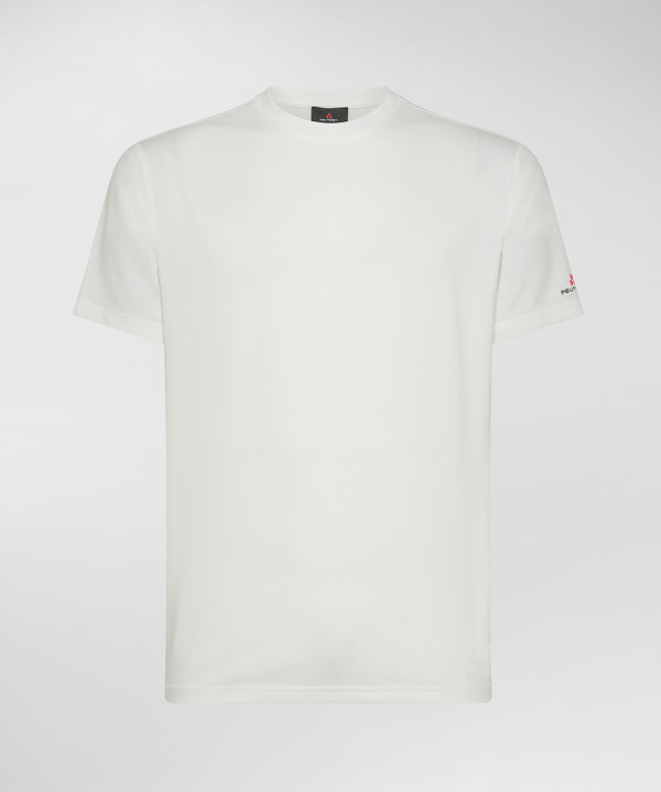 Peuterey T-Shirt stretch in cotone e seta Offerte