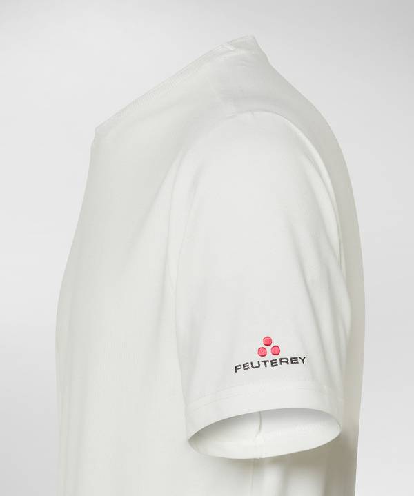Peuterey T-Shirt stretch in cotone e seta Offerte