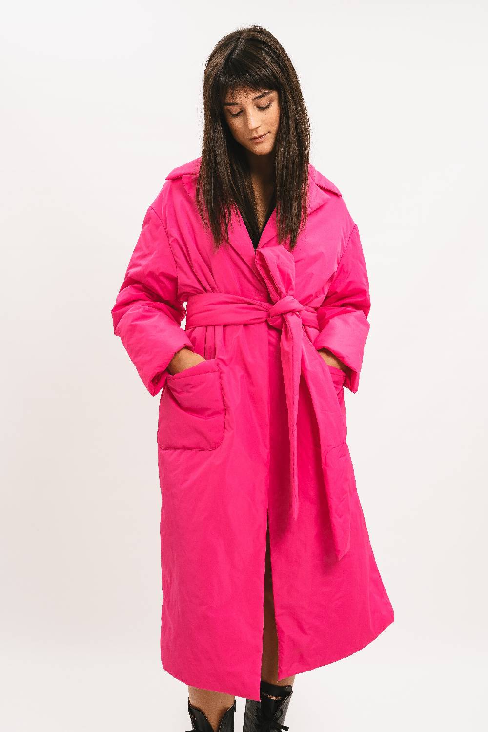 Pink Memories Giacca 100 grammi oversize lunga Prezzo Ridotto
