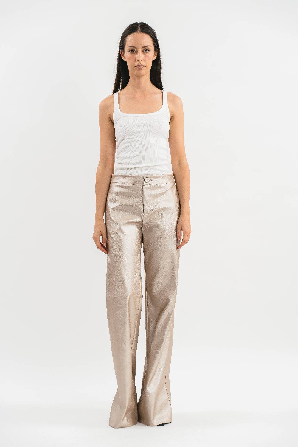 Pink Memories Pantalone in eco pelle