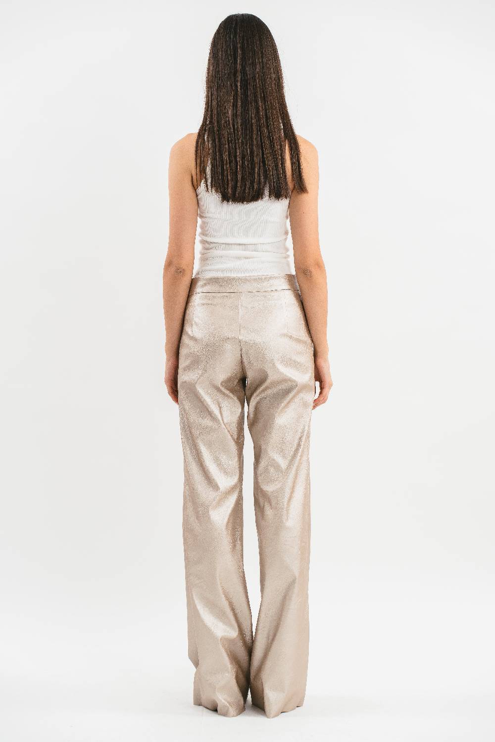 Pink Memories Pantalone in eco pelle Italy