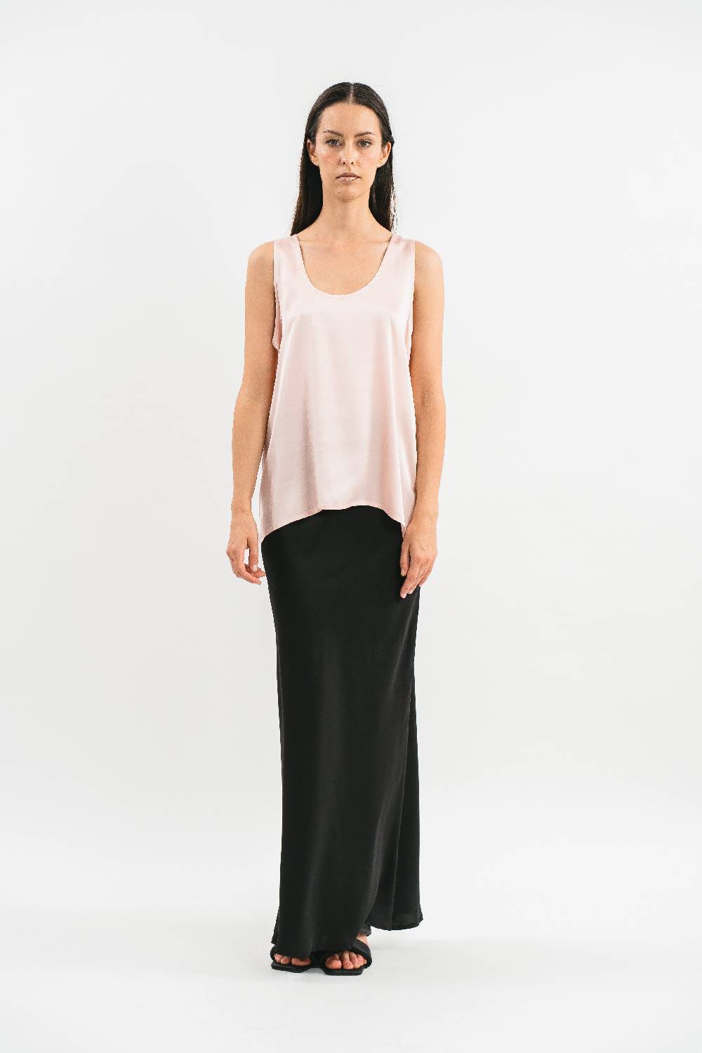 Pink Memories Top spalla larga e scollo a V Vendita