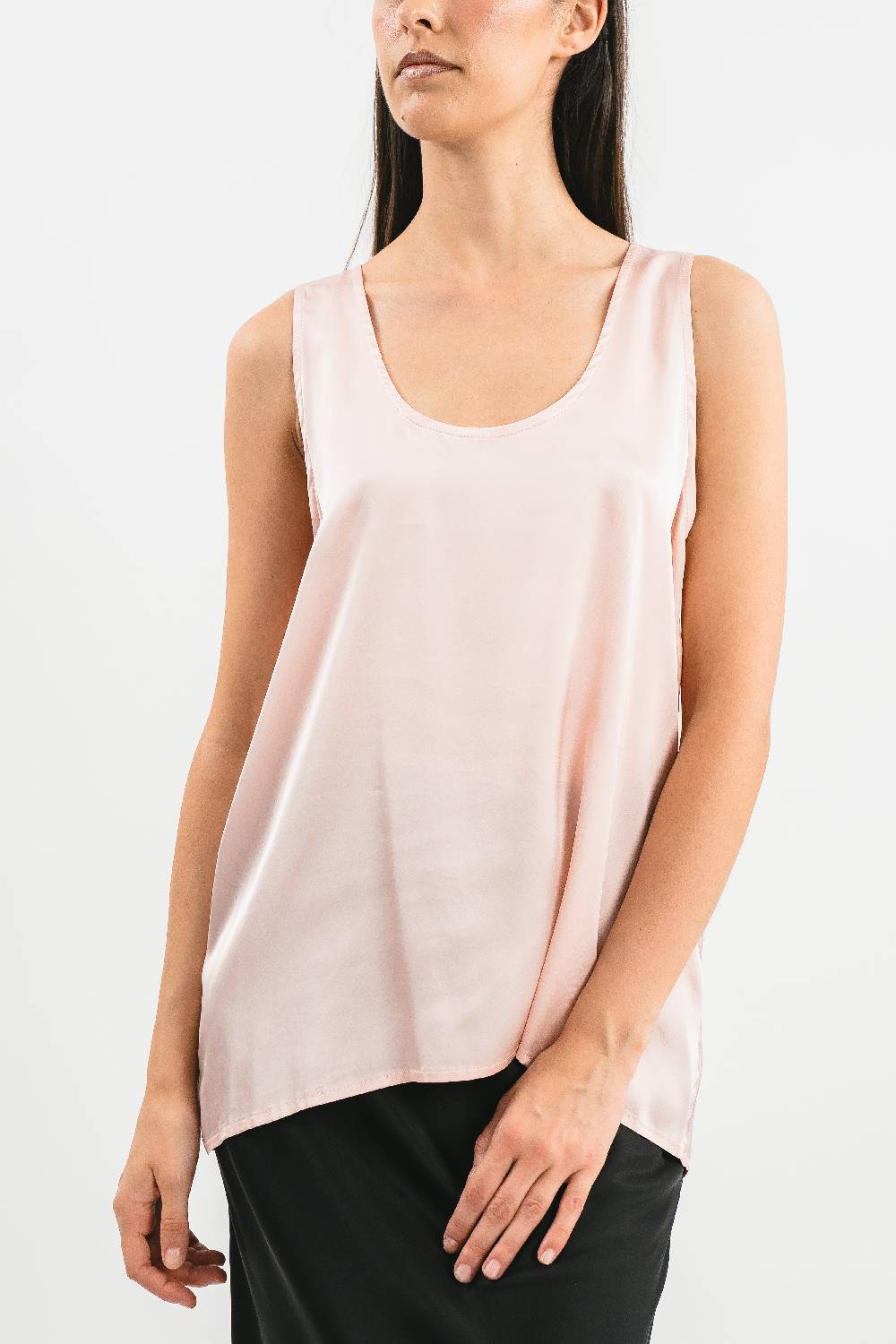 Pink Memories Top spalla larga e scollo a V Vendita