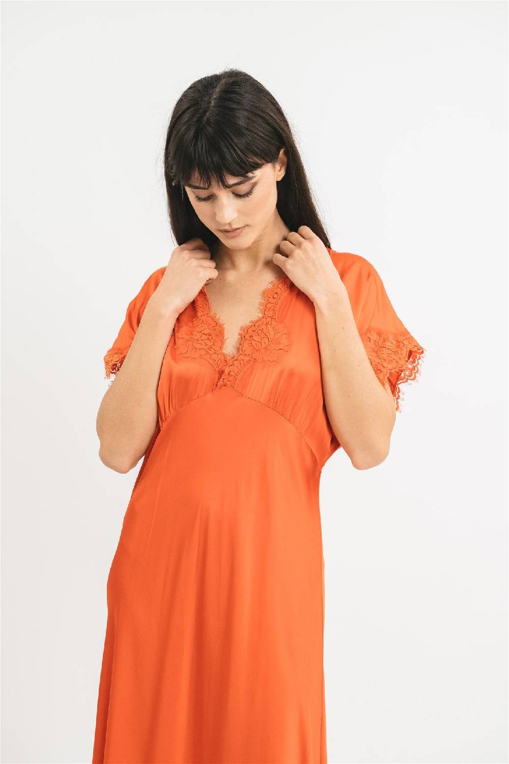 Pink Memories Abito con pizzo stile impero Promozione Limitata
