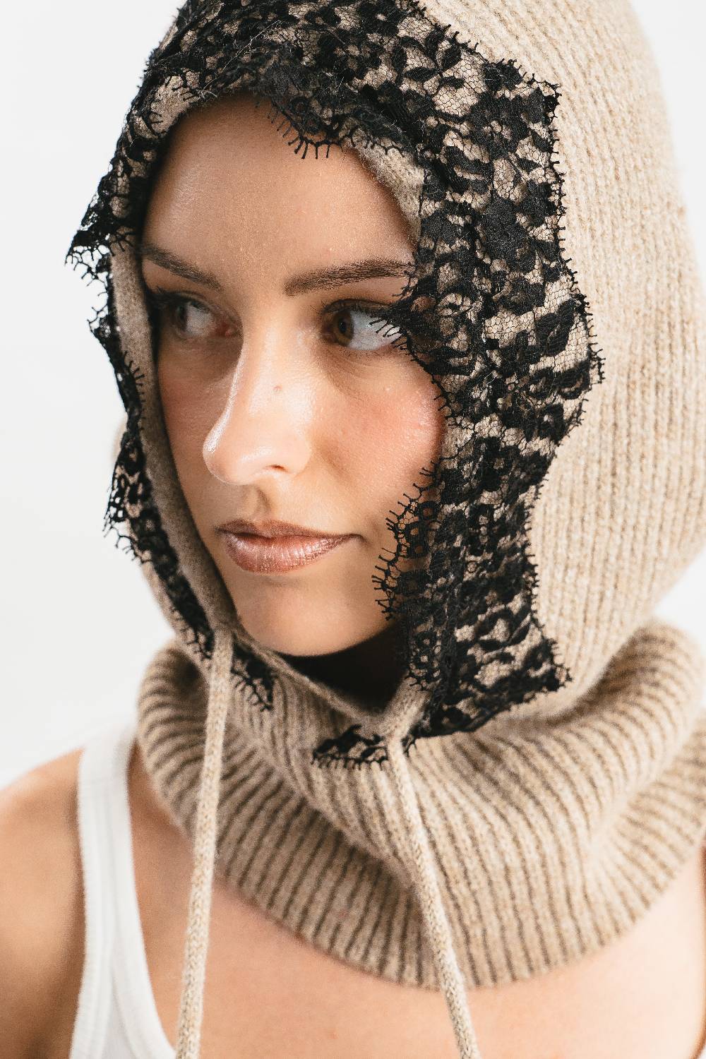 Pink Memories Balaclava con pizzo Saldi Di Fabbrica
