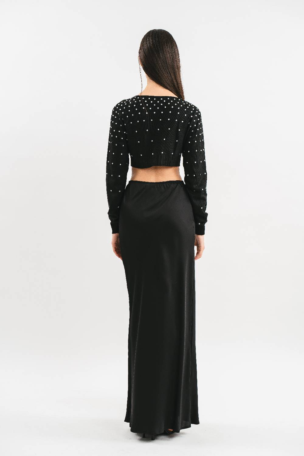 Pink Memories Coprispalle crop con strass Vendita Economica