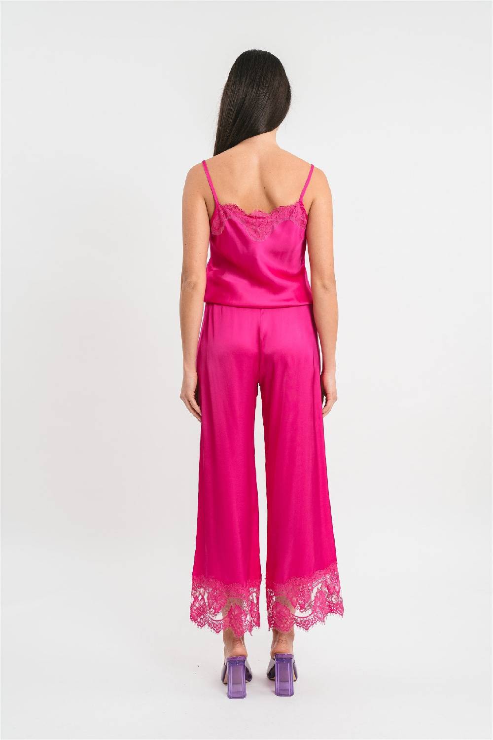 Pink Memories Pantalone con dettagli in pizzo 2025