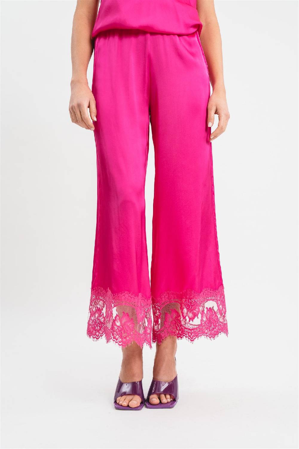 Pink Memories Pantalone con dettagli in pizzo 2025