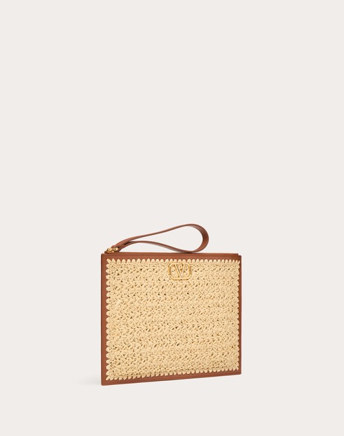 ﻿Red Valentino POCHETTE VLOGO SIGNATURE IN RAFIA Affare Del Giorno