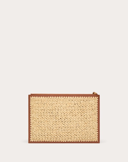 ﻿Red Valentino POCHETTE VLOGO SIGNATURE IN RAFIA Affare Del Giorno