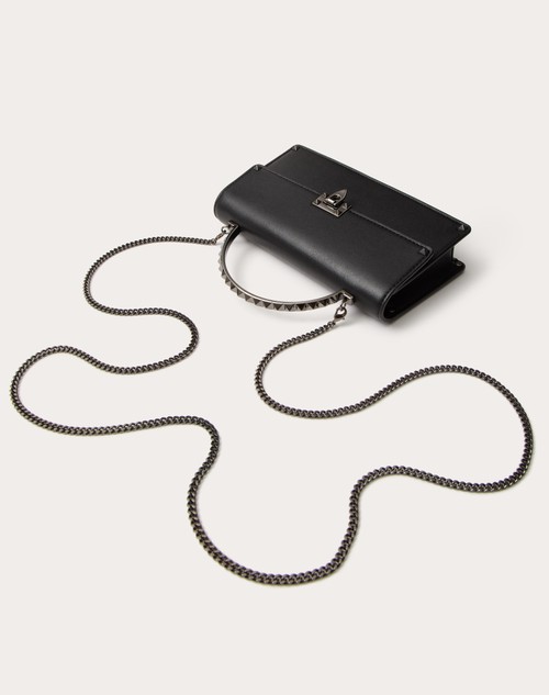 Red Valentino MINI BORSA A MANO ROCKSTUD IN VITELLO Novità