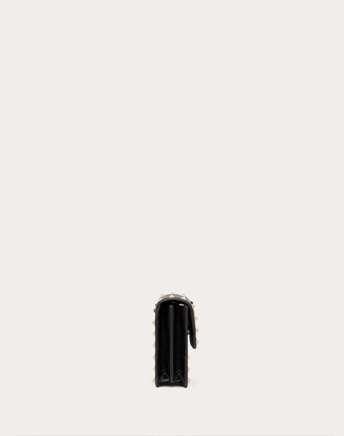 Red Valentino POUCH CON CATENA ROCKSTUD IN VITELLO GRANATO Sconto