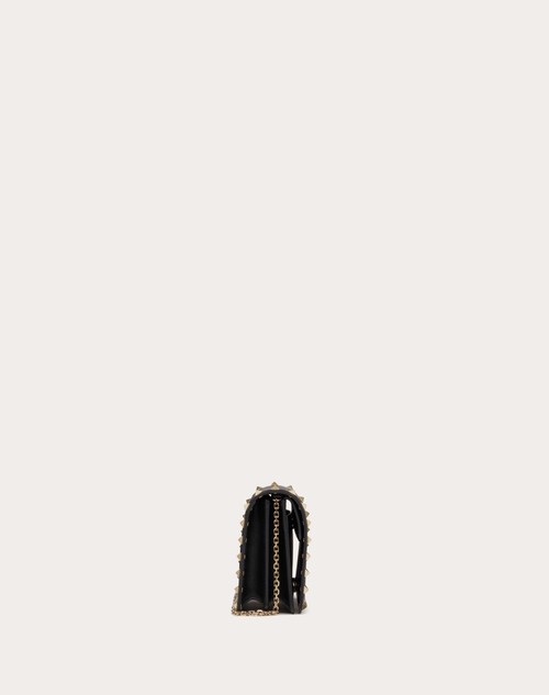 Red Valentino POUCH CON CATENA ROCKSTUD IN VITELLO Saldi Di Fabbrica