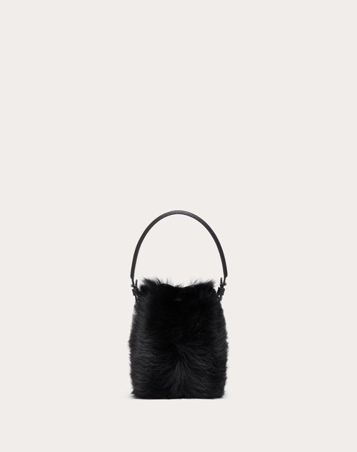 Red Valentino MINI BORSA A SECCHIELLO VLOGO SIGNATURE IN MONTONE I Più Venduti
