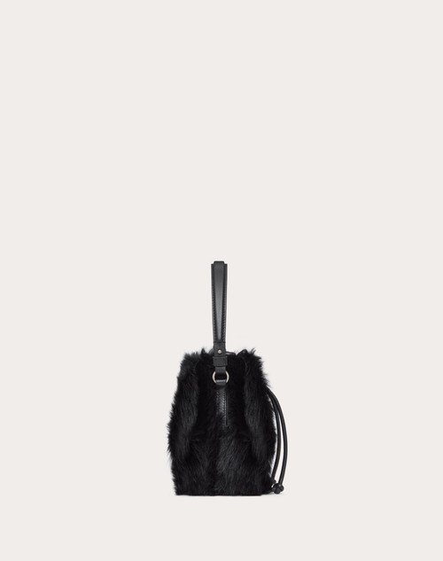 Red Valentino MINI BORSA A SECCHIELLO VLOGO SIGNATURE IN MONTONE I Più Venduti