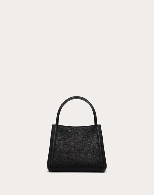 Red Valentino BORSA A MANO PICCOLA VALENTINO GARAVANI ALLTIME IN VITELLO GRANATO Promozione