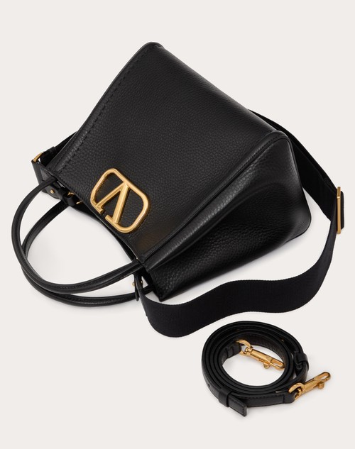Red Valentino BORSA A MANO MEDIA VALENTINO GARAVANI ALLTIME IN VITELLO GRANATO Soddisfazione Garantita