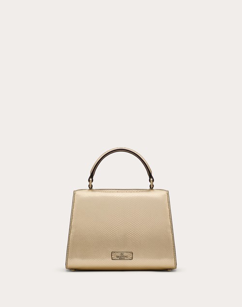 Red Valentino BORSA A MANO PICCOLA VALENTINO GARAVANI VSLING IN KARUNG METALLIZZATO Prezzo Ridotto
