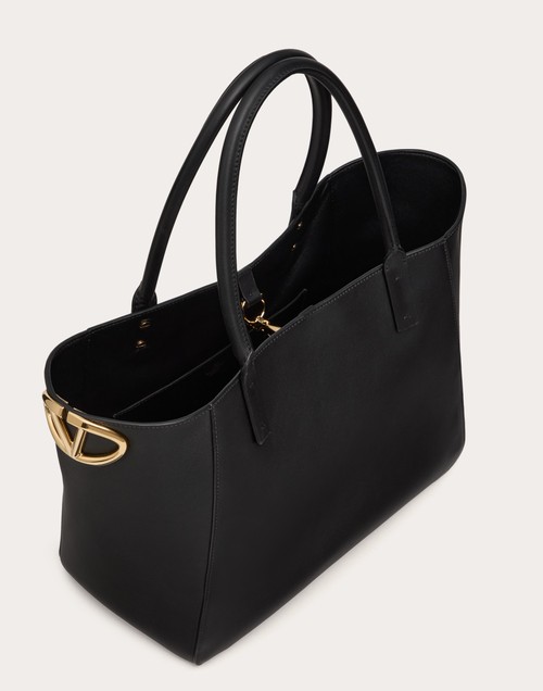 Red Valentino BORSA SHOPPING VLOGO SIDE IN VITELLO NAPPATO Negozio