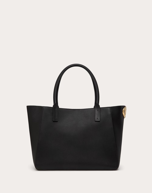 Red Valentino BORSA SHOPPING VLOGO SIDE IN VITELLO NAPPATO In Saldo