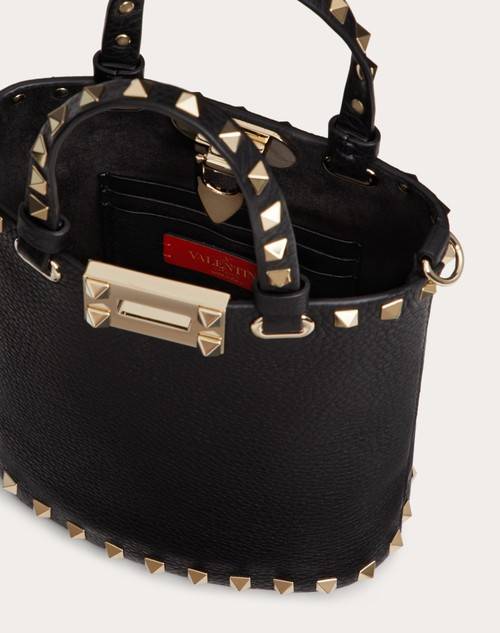 Red Valentino POUCH CON TRACOLLA ROCKSTUD IN VITELLO GRANATO Nuova
