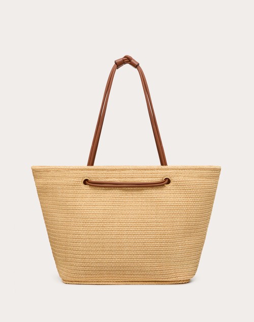Red Valentino BORSA SHOPPING GRANDE VALENTINO GARAVANI ESCAPE IN RAFIA Soddisfazione Garantita
