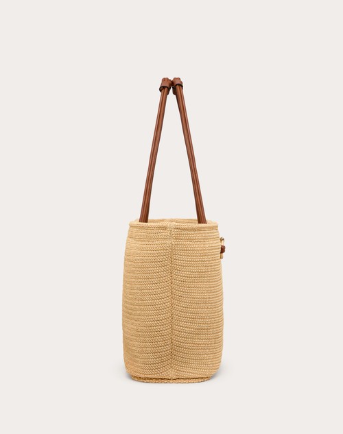 Red Valentino BORSA SHOPPING GRANDE VALENTINO GARAVANI ESCAPE IN RAFIA Soddisfazione Garantita