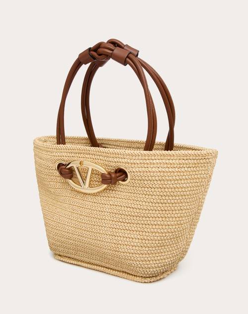 Red Valentino BORSA SHOPPING PICCOLA VALENTINO GARAVANI ESCAPE IN RAFIA Qualità Garantita