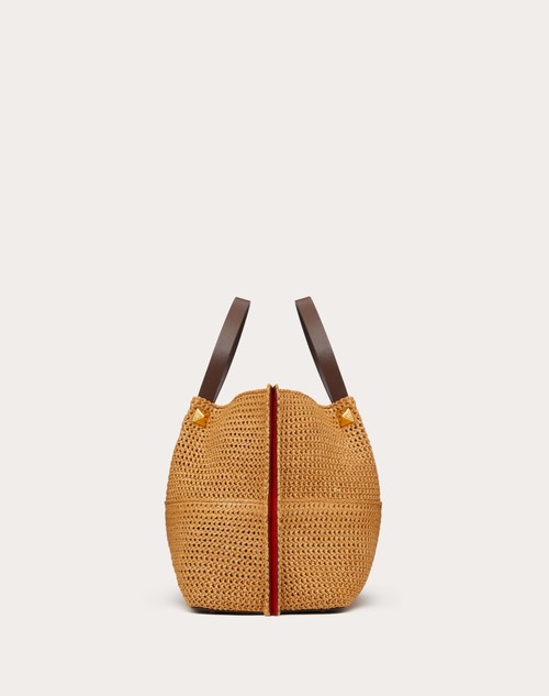 Red Valentino BORSA SHOPPING MEDIA IN RAFIA SINTETICA Negozi Online