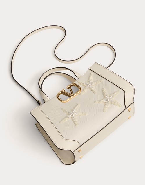 Red Valentino BORSA PICCOLA A MANO VALENTINO GARAVANI ESCAPE IN RAFIA CON RICAMO Fino Al -60%