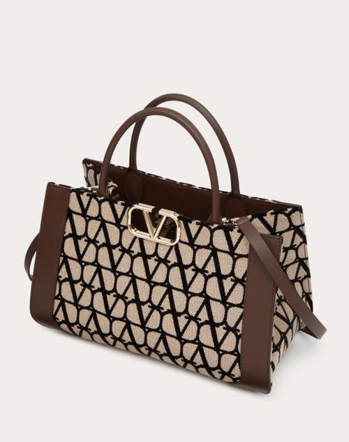 Red Valentino BORSA MEDIA A MANO VLOGO SIGNATURE TOILE ICONOGRAPHE Convenienza
