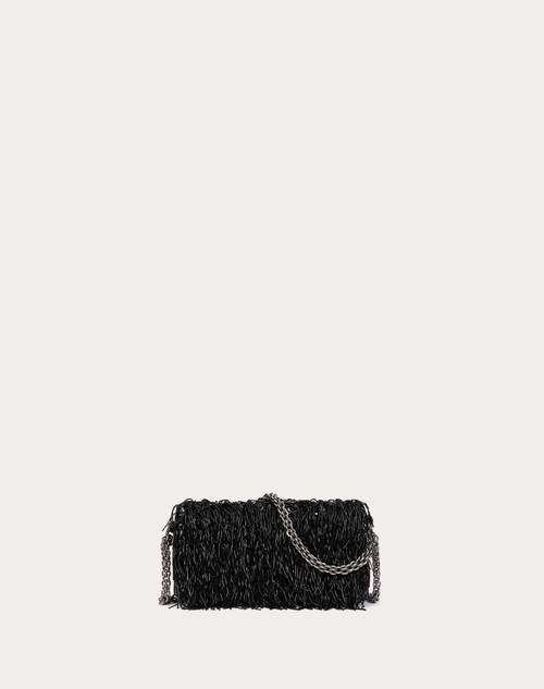 Red Valentino BORSA PICCOLA A SPALLA VALENTINO GARAVANI LOCÒ RICAMATA Offerte stagionali