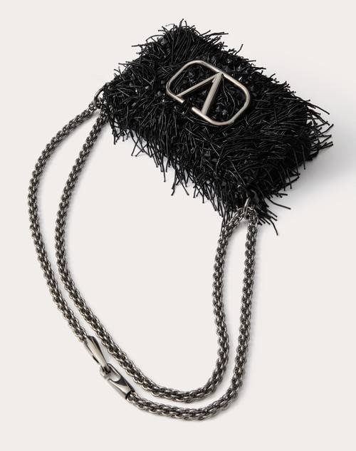 Red Valentino BORSA PICCOLA A SPALLA VALENTINO GARAVANI LOCÒ RICAMATA Offerte stagionali
