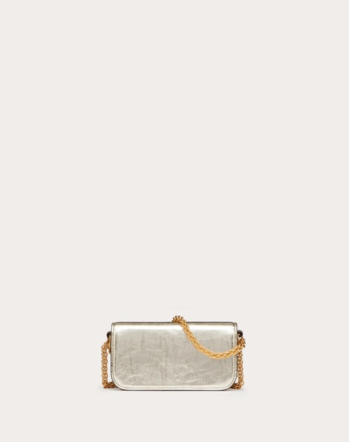 Red Valentino BORSA PICCOLA A SPALLA VALENTINO GARAVANI LOCÒ IN VITELLO METALLIZZATO Online