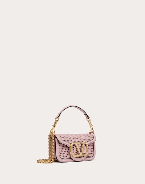 Red Valentino BORSA PICCOLA A SPALLA VALENTINO GARAVANI LOCÒ IN PELLE INTRECCIATA Offerte speciali