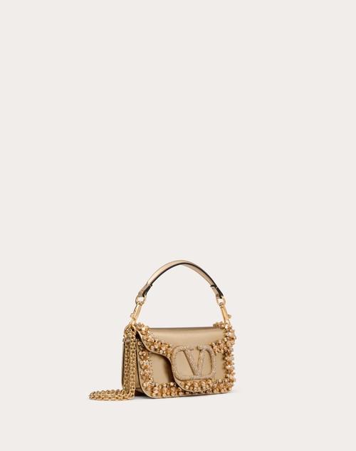 Red Valentino BORSA PICCOLA A SPALLA VALENTINO GARAVANI LOCÒ RICAMATA Offerte