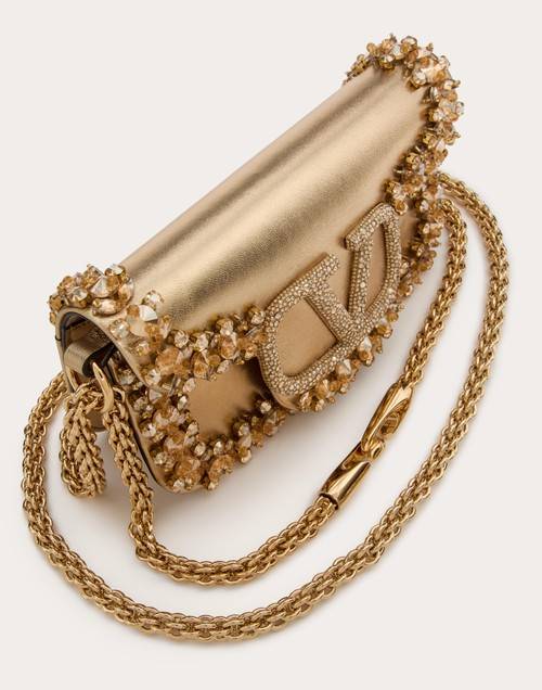 Red Valentino BORSA PICCOLA A SPALLA VALENTINO GARAVANI LOCÒ RICAMATA Offerte